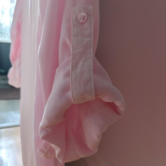 Aritzia The Group Babaton XXS pink lyocell utility shirt / blouse (fits xs & s) - Picture 4 of 7